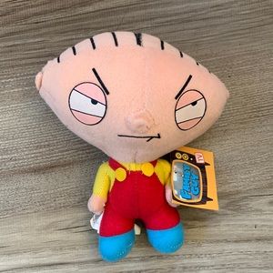 Stewie Griffin Family Guy Doll Nanco 2005 FamilyGuy cartoon Character 6” Plush